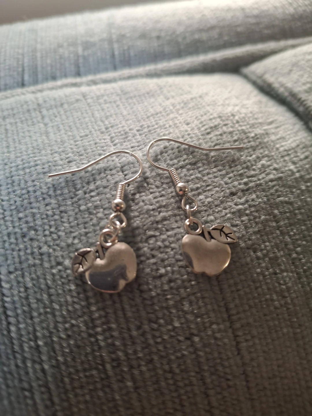 Handmade Charm Earrings - Hypoallergenic - Apple