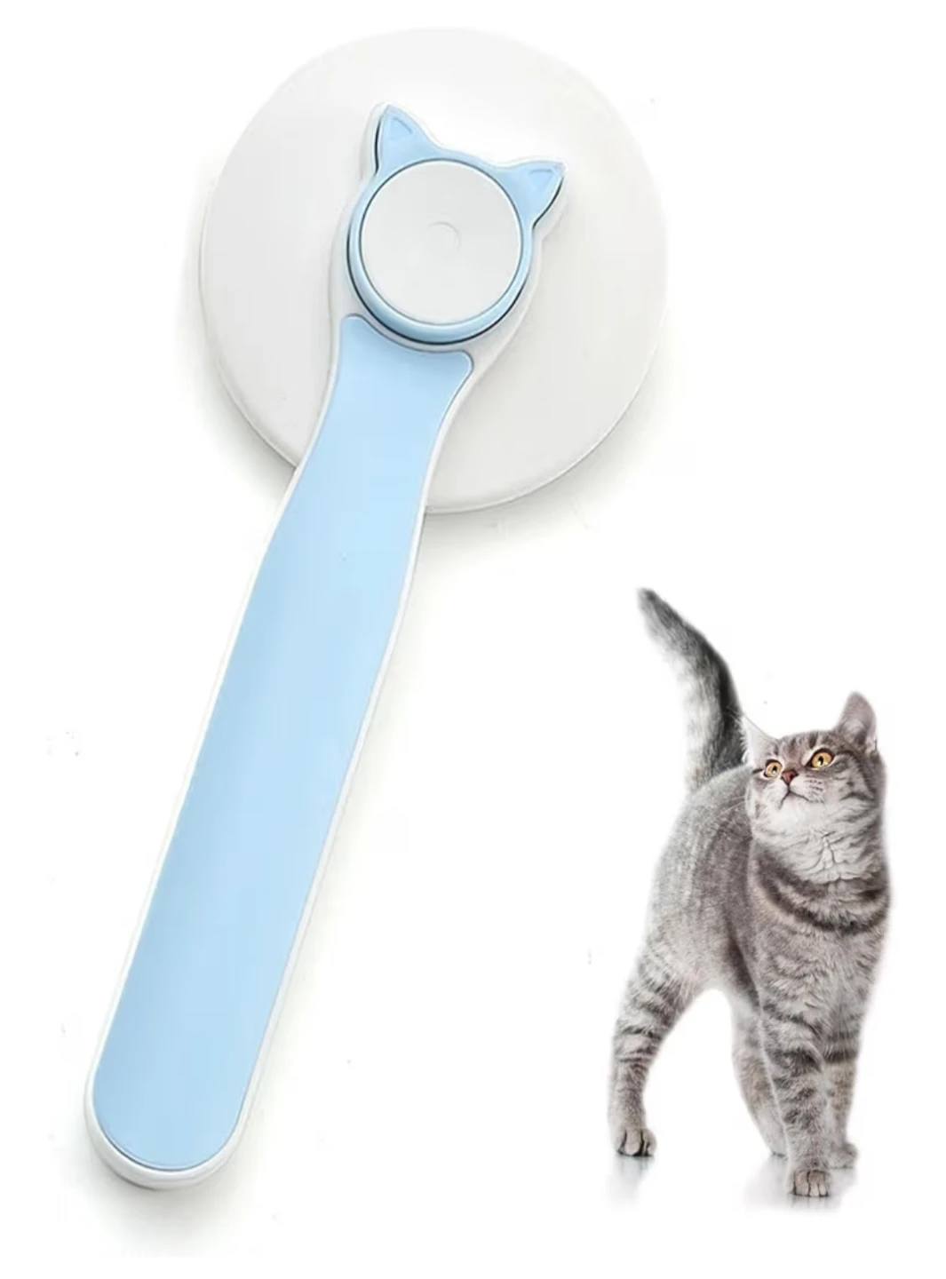 Key Pet Comb Self-Cleaning Slicker Brush - photo 3