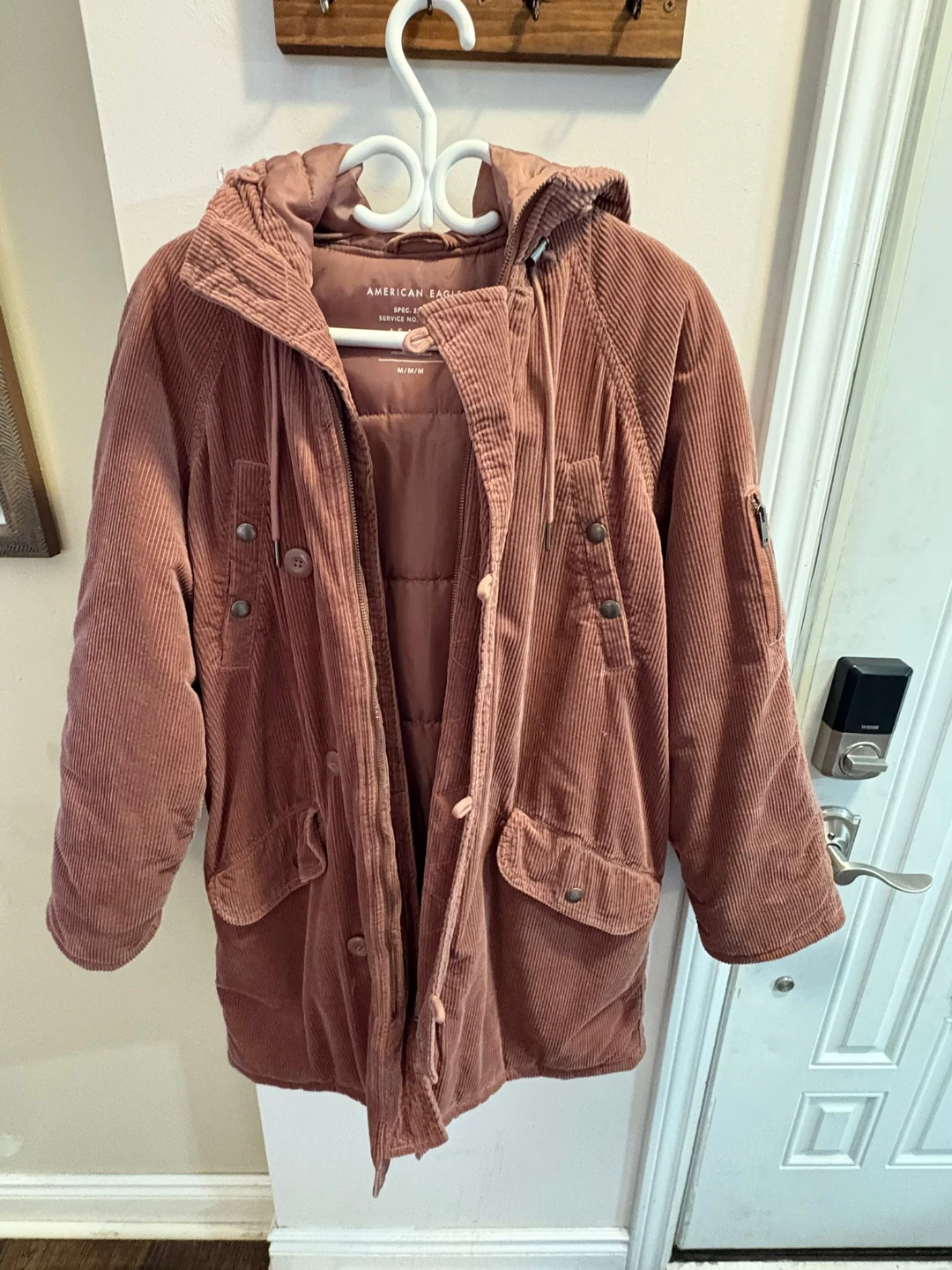 American Eagle Corduroy Hooded Parka - Size M - photo 2