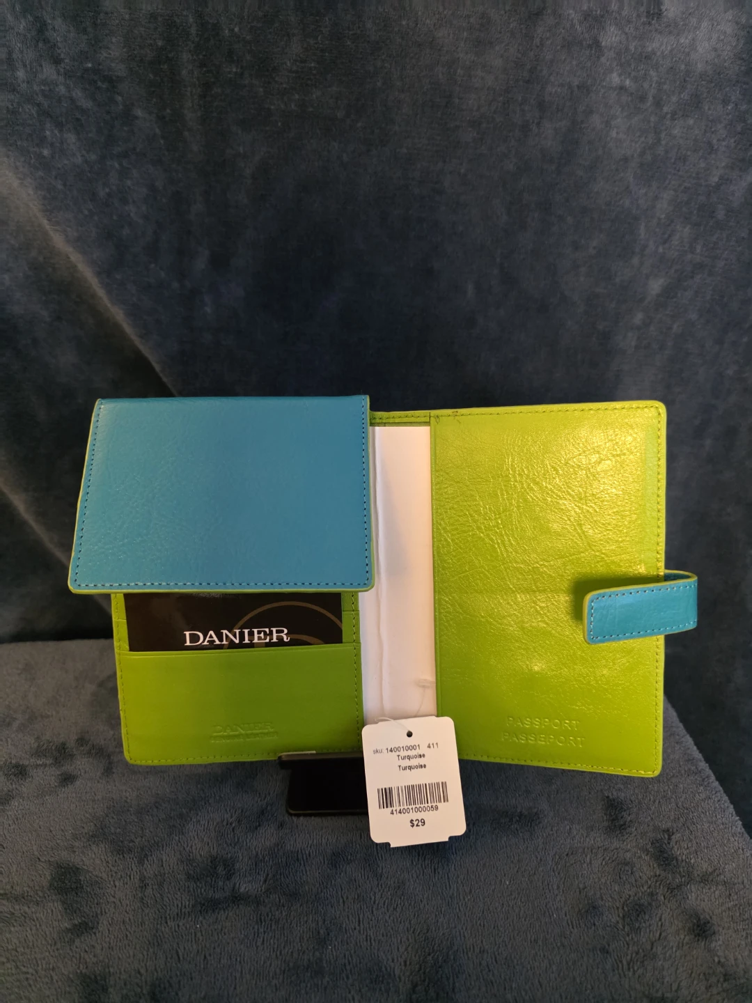 Danier Passport Holder - Turquoise - photo 2