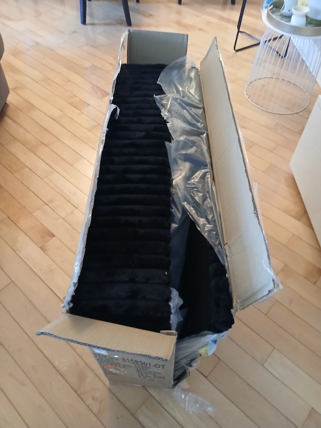 Black Vega Storage Ottoman - photo 3