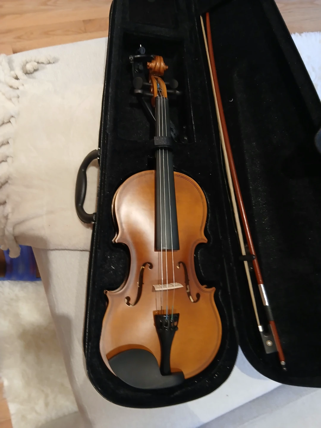 Voonva Violin with Case and Bow - photo 2