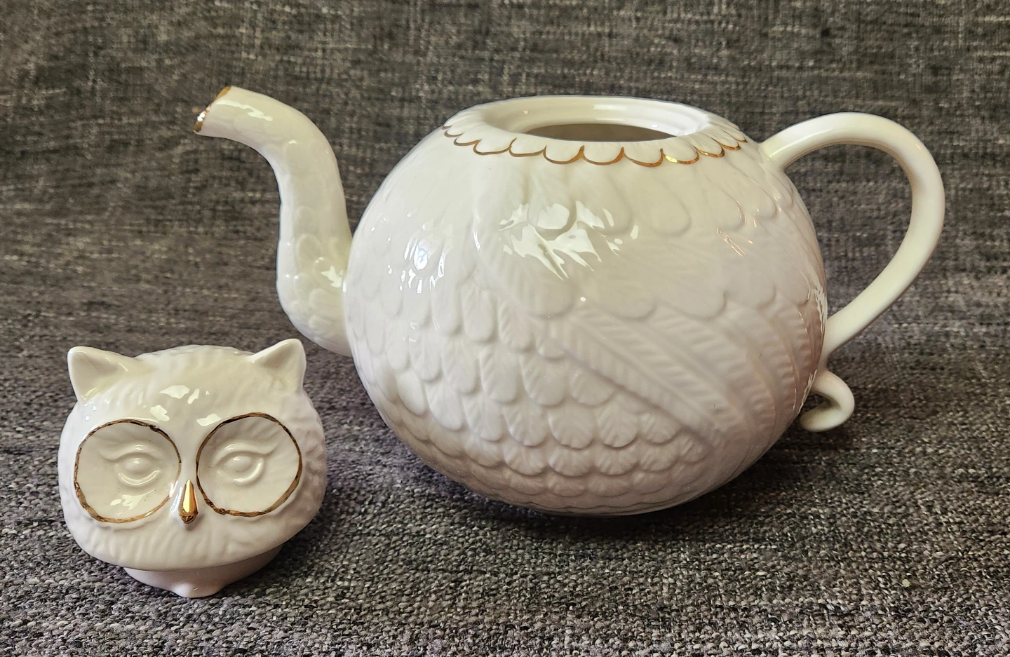Anthropologie Wild Masquerade Owl Teapot - photo 5
