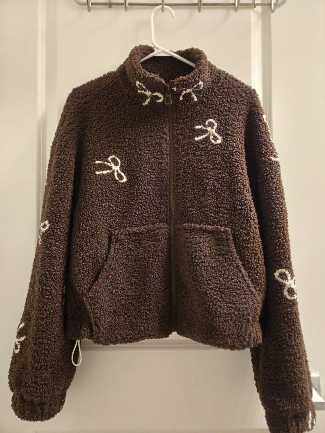 Brown Teddy Fleece Jacket