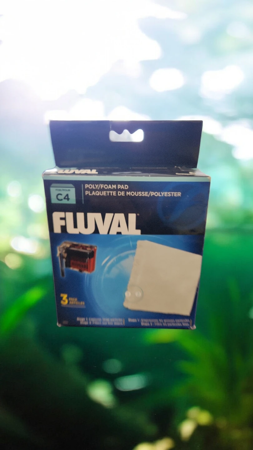 Fluval C4 Poly/Foam Pad Aquarium Filter Media (3 Pack) - photo 2