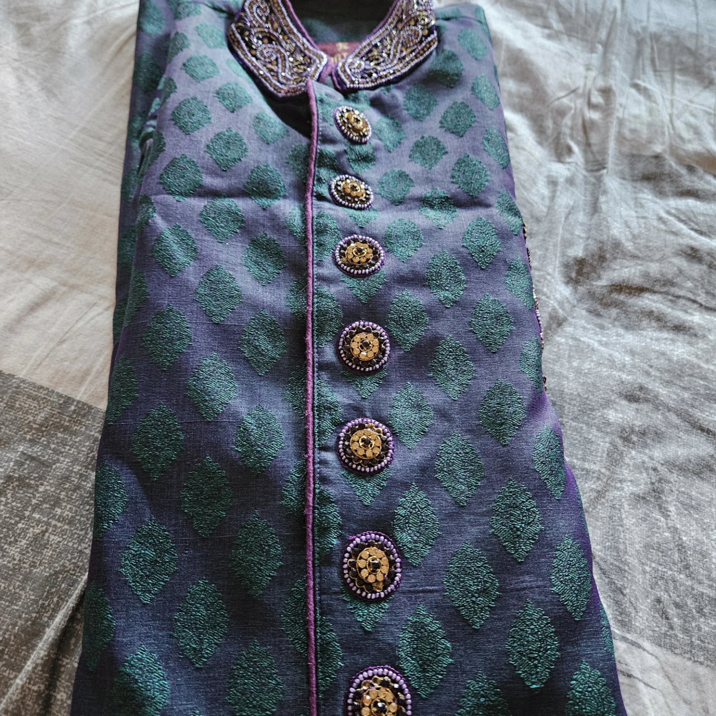 Men's Embroidered Sherwani - photo 5