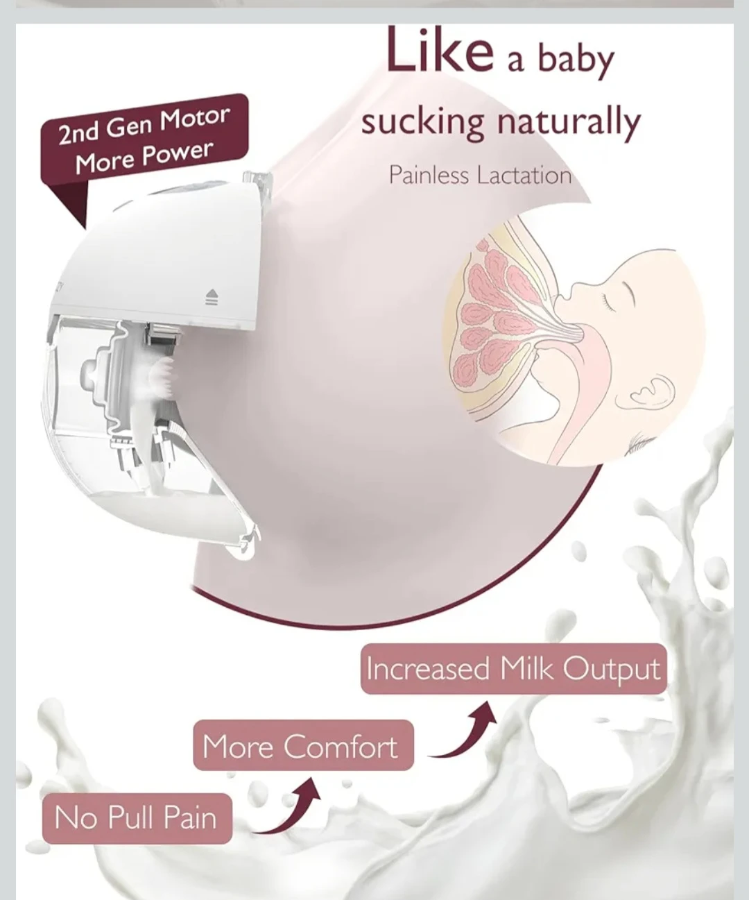 Momcozy M5 Smart Wearable Breast Pump - photo 5