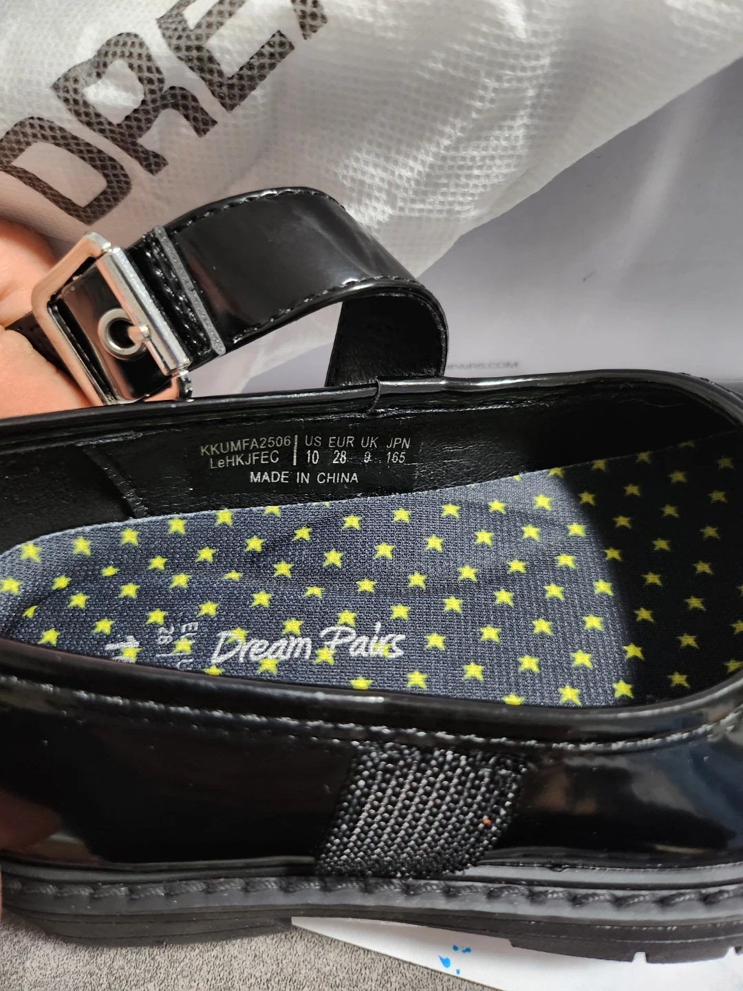 Dream Pairs Black Mary Jane Shoes - Size 10 - photo 3