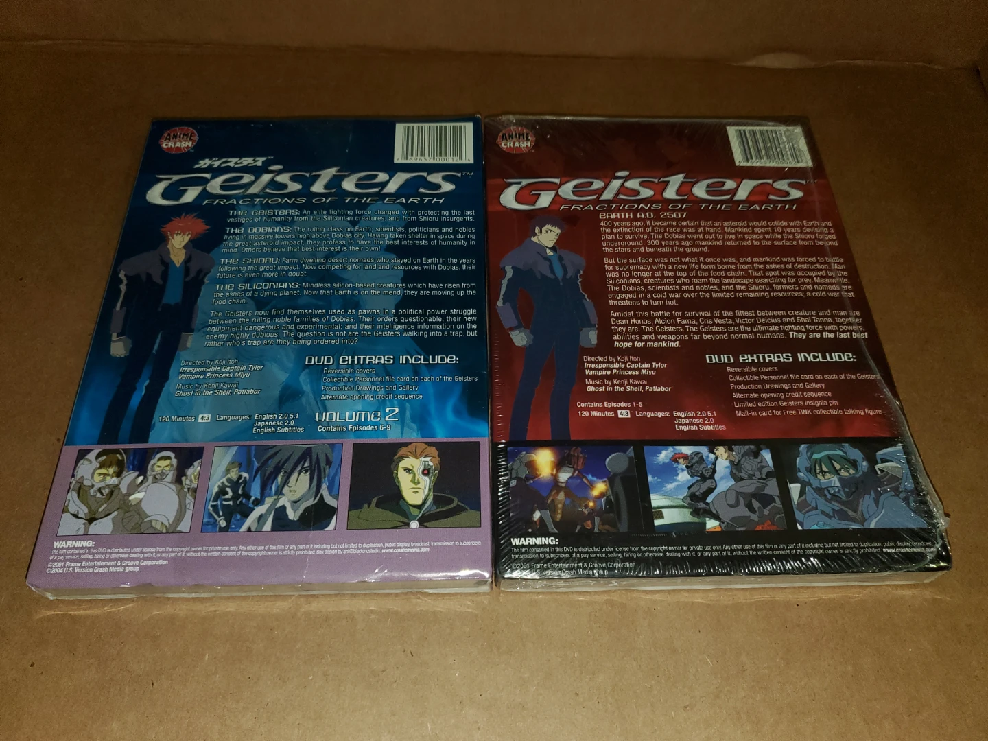 Brand new - Geisters: Fractions of the Earth Anime DVDs - photo 2