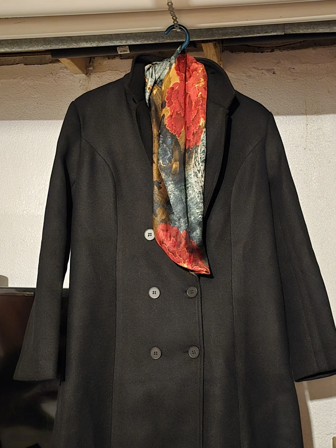 Black Dress long coat Coat (New)