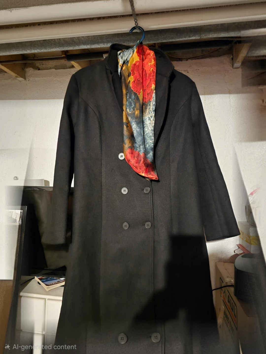 Black Dress long coat Coat (New) - photo 3