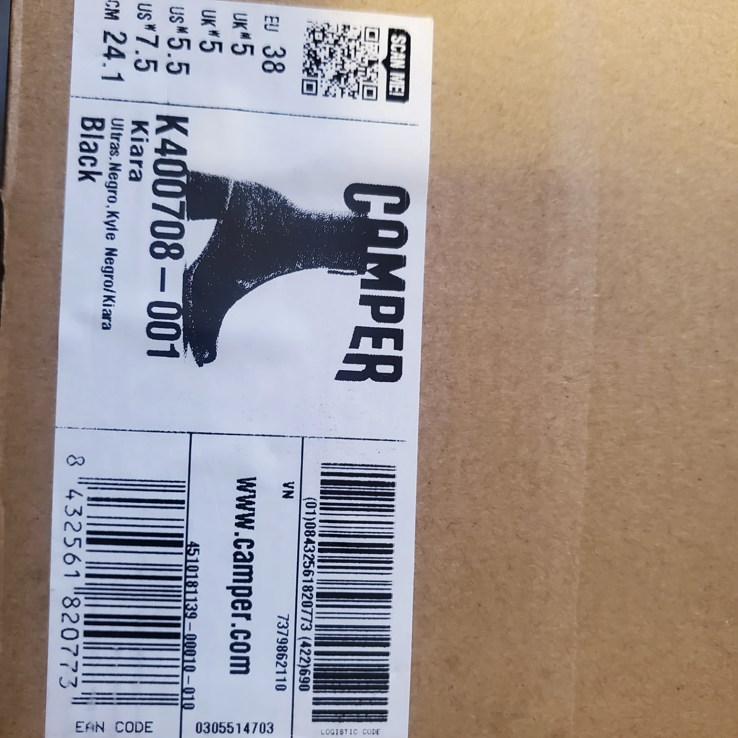 Camper Kiara Black Leather Boots - Size 7.5 - photo 4