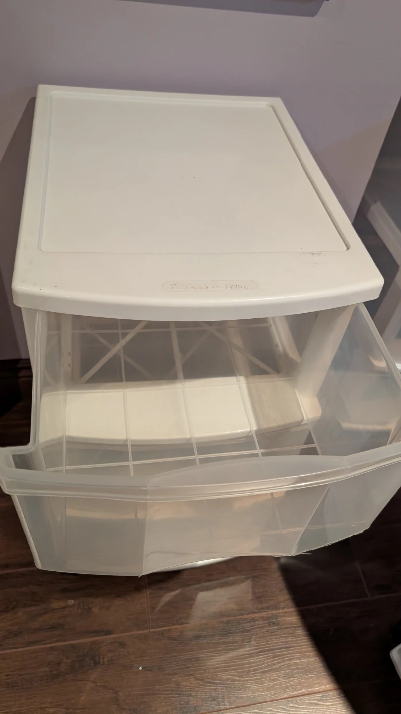 Clear 3-Drawer Storage Unit - photo 3