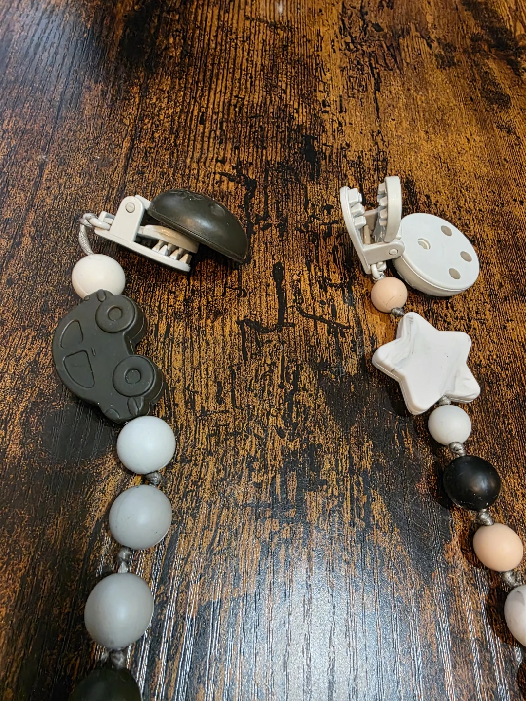 Baby Pacifier Clips - Car & Star 🥕 - photo 2