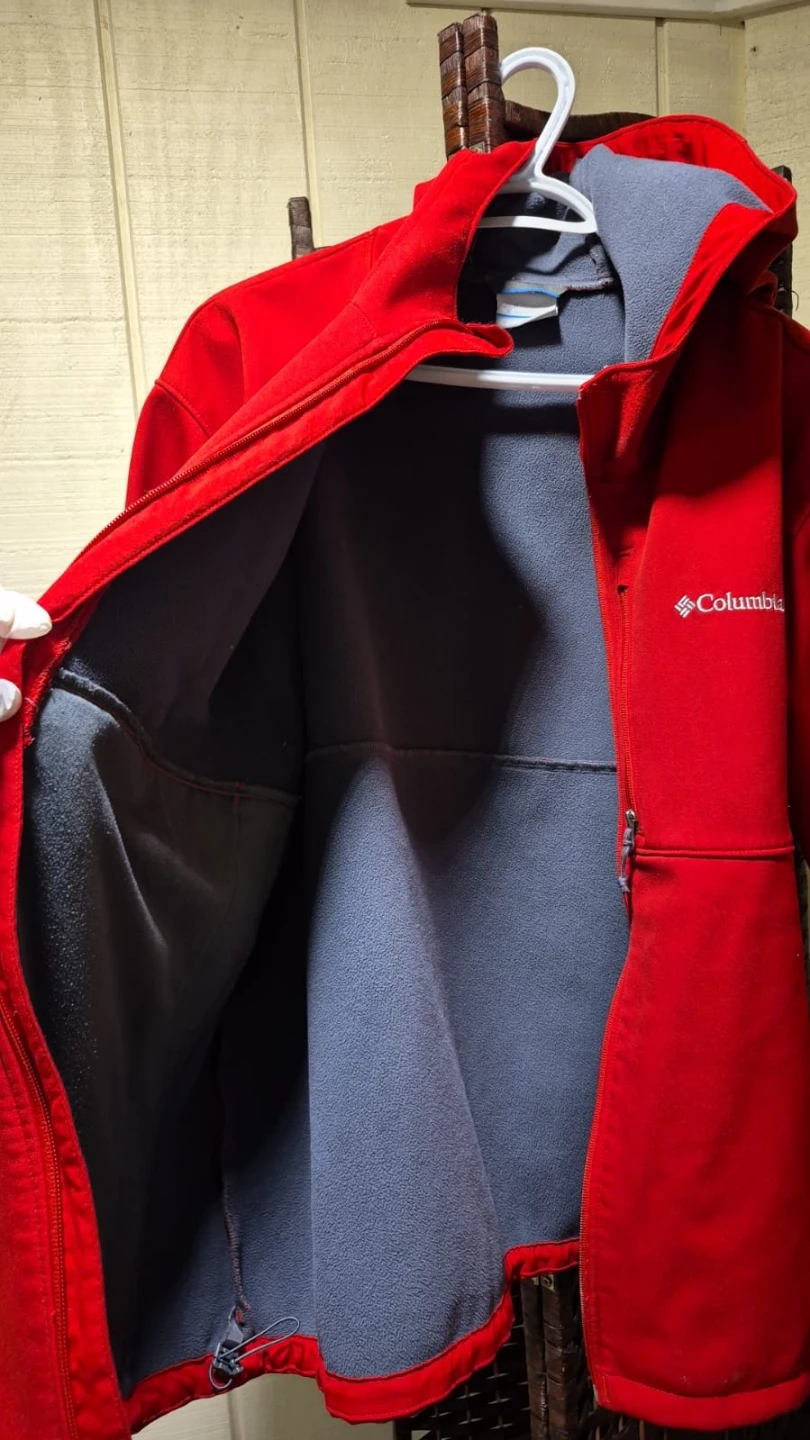 Columbia Red Softshell Jacket