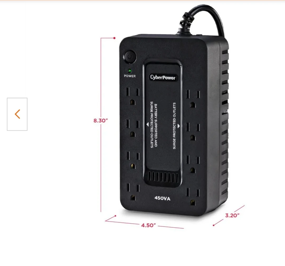 CyberPower 450VA Surge Protector - Like New! - photo 4