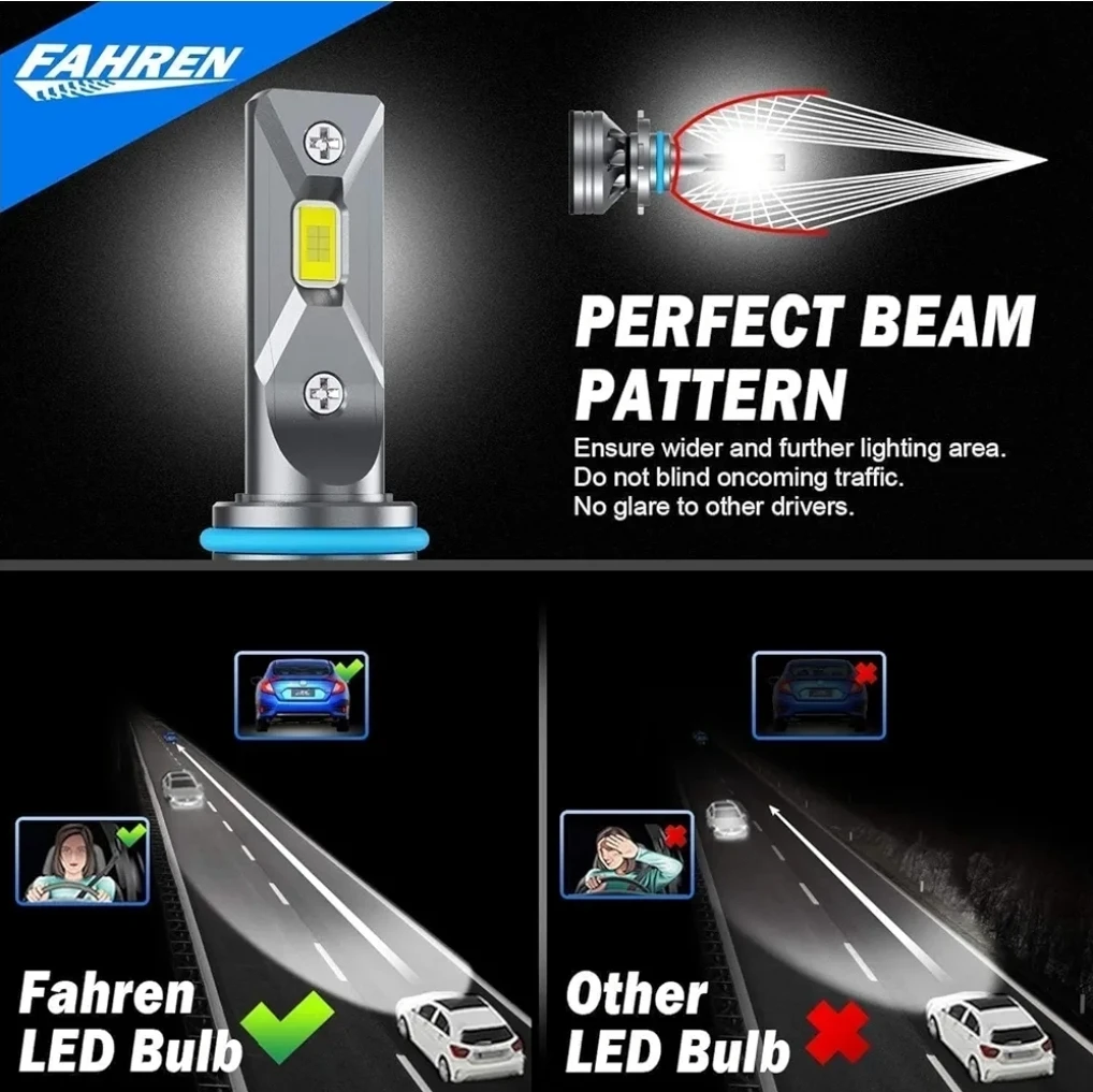 Fahren 9012 LED Headlight Bulbs - photo 2