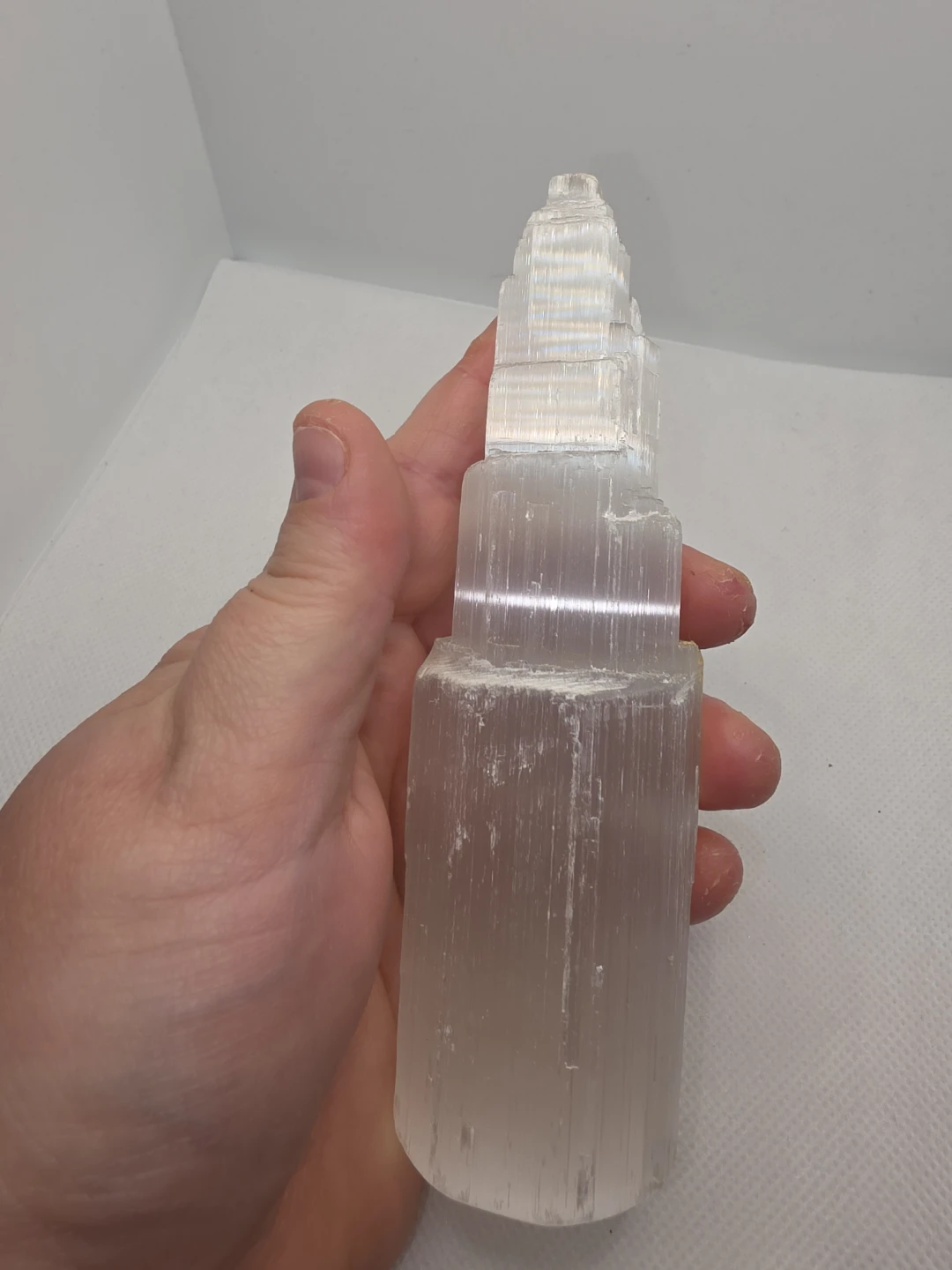 Selenite Tower Crystal (6inches) - photo 2