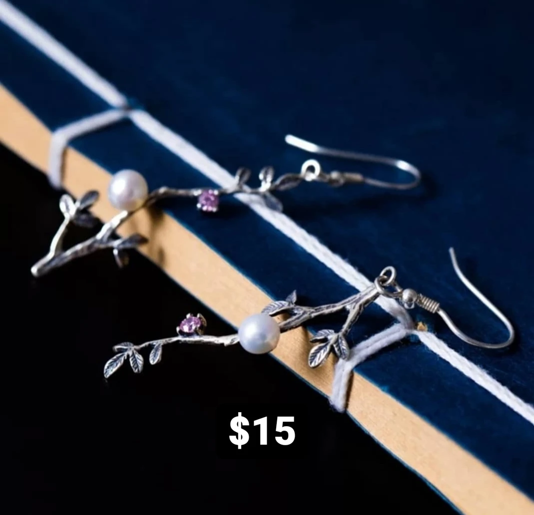 Pearl Branch Earrings