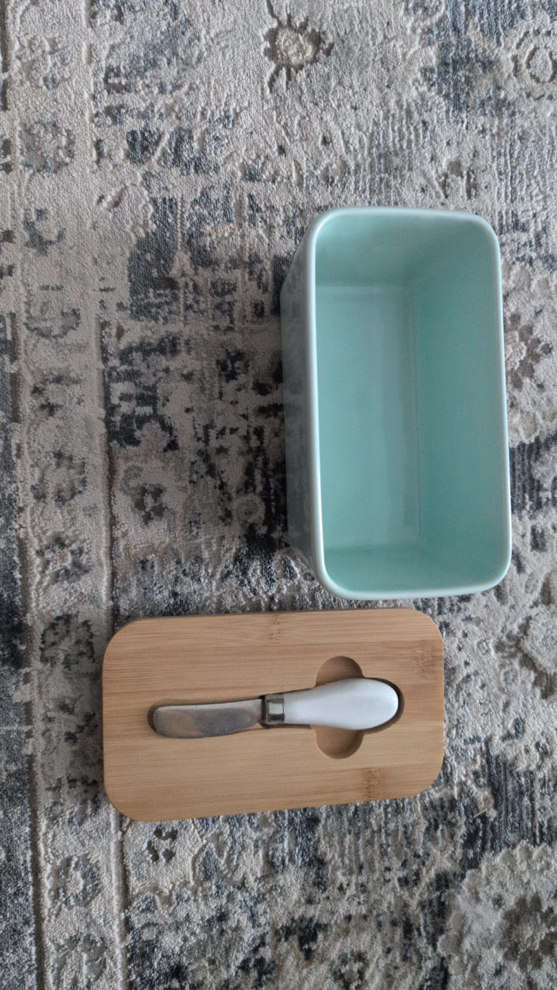 Butter Dish with Lid and Butter Knife - photo 2