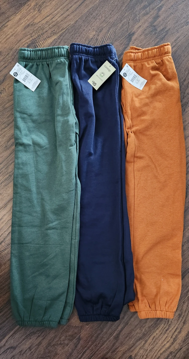 George Kids Jogger Pants (3 Pairs) - Size L/G (10-12)