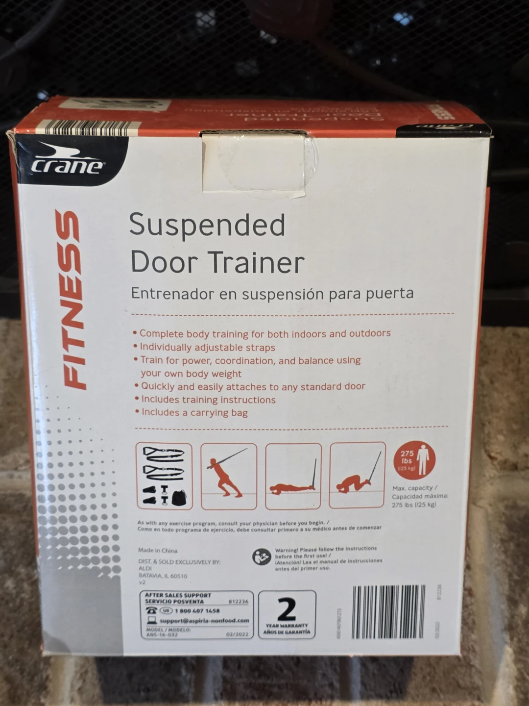Crane Fitness Suspended Door Trainer - New in Box! - photo 3