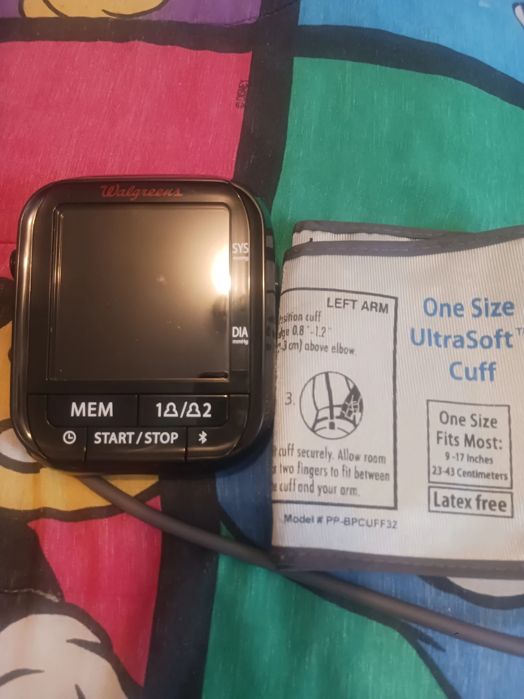 Walgreens Blood Pressure Monitor with One Size UltraSoft Cuff