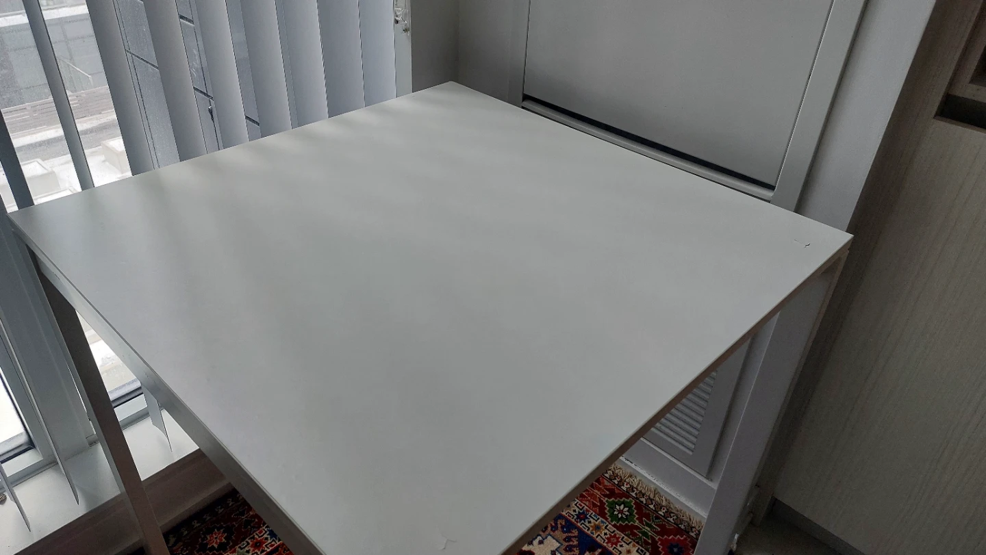 White Square Dining Table - photo 2