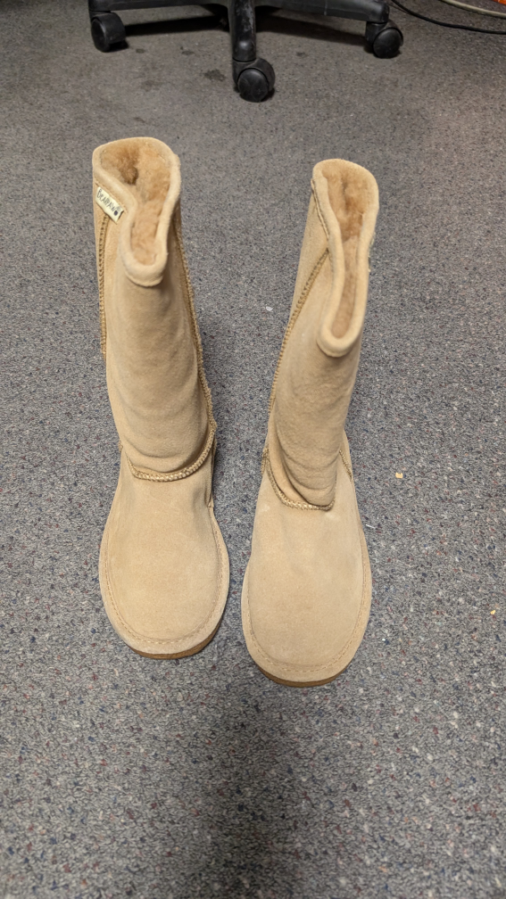 Bearpaw Boots Tan Suede Shearling Lined - photo 2