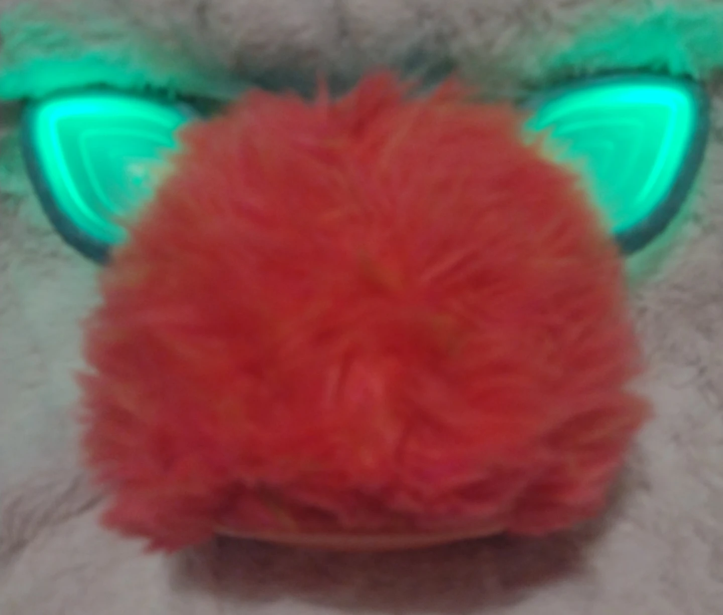 Furby Interactive Plush Toy Pink Blue Tested Works 2023 Coral - photo 4