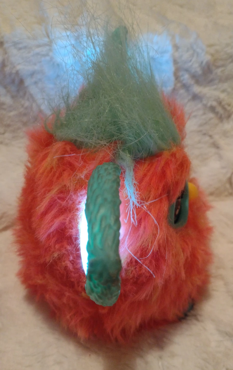 Furby Interactive Plush Toy Pink Blue Tested Works 2023 Coral - photo 5