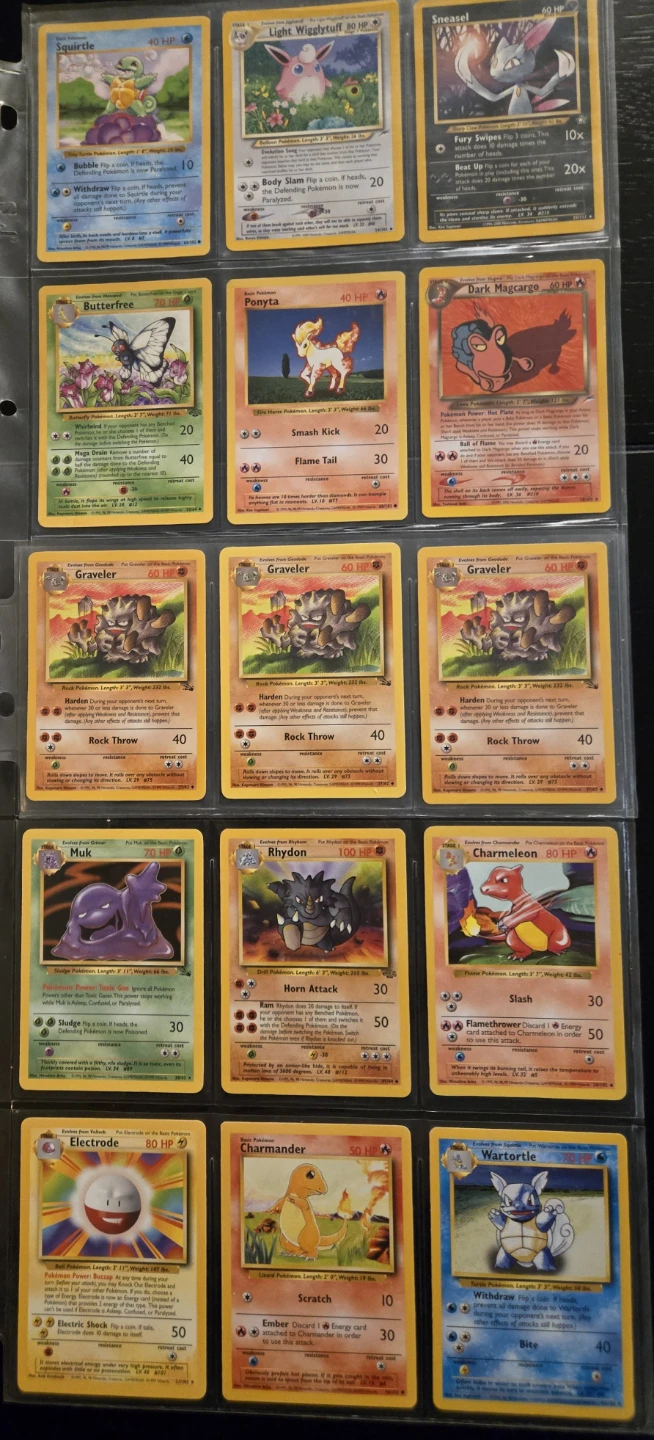1999 Rare and Shadowless Pokemon Trading Cards