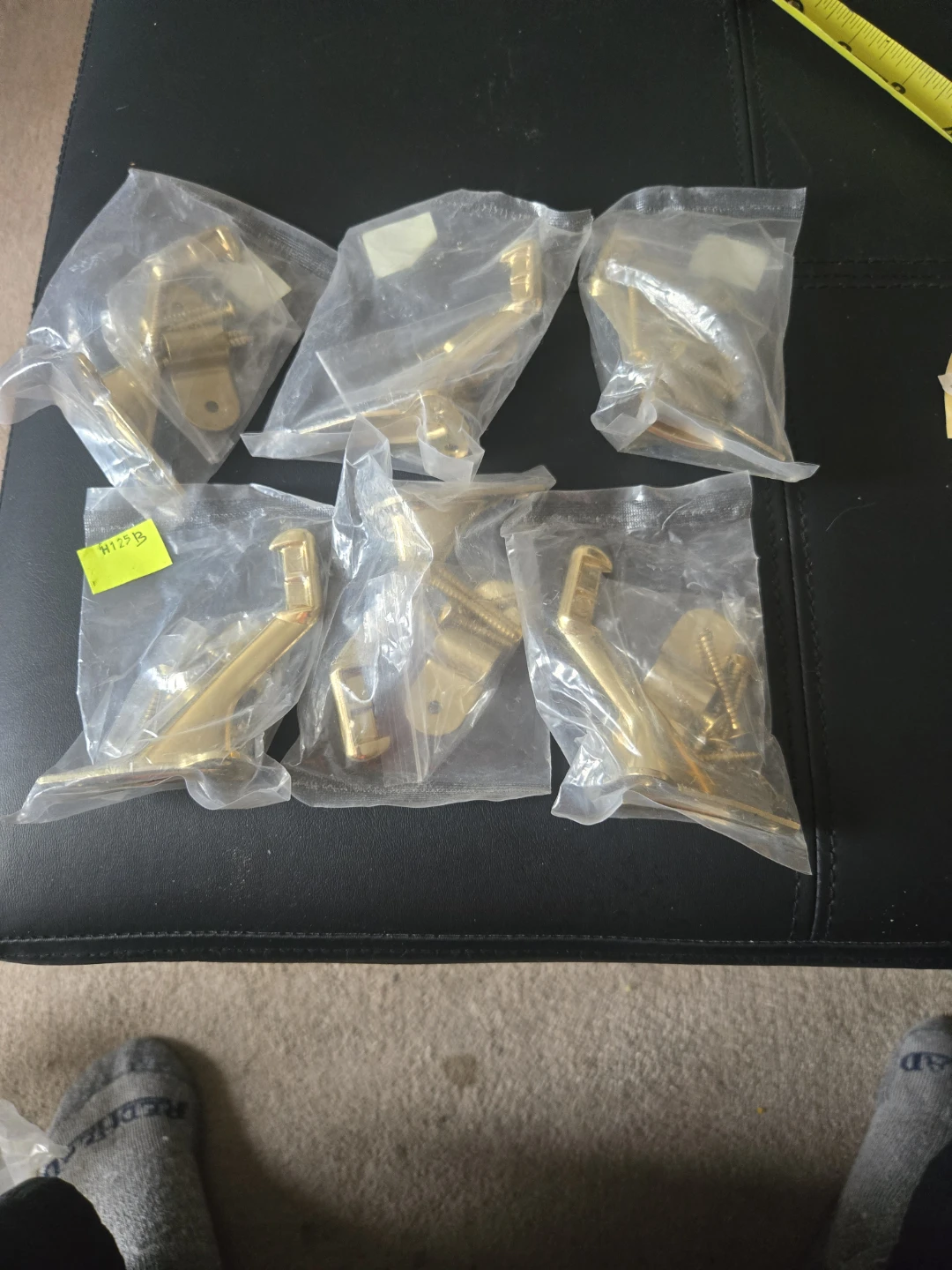 New Gold Stair Handrail Brackets (6)