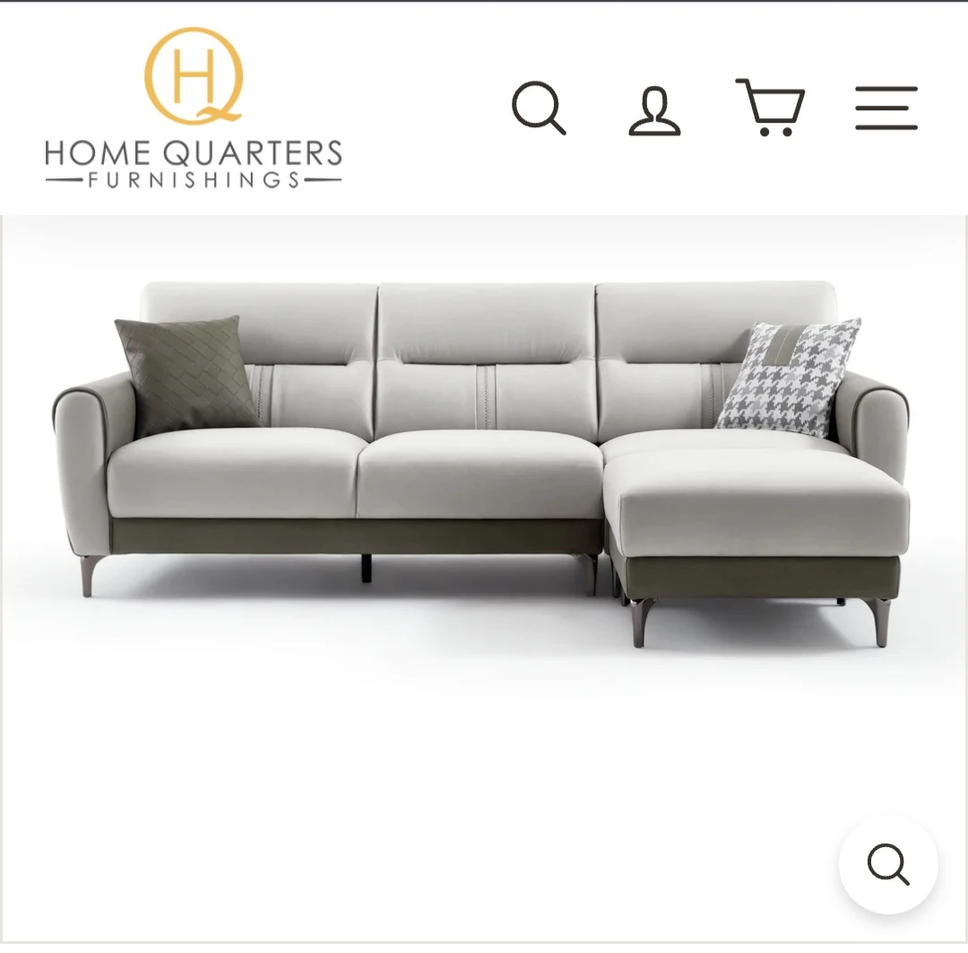 Home Quarters Furnishings Sectional Sofa