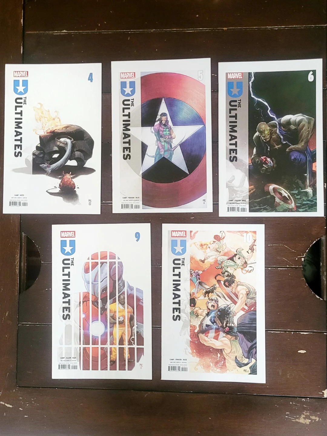 Marvel The Ultimates Comic Books #4, 5, 6, 9, 10