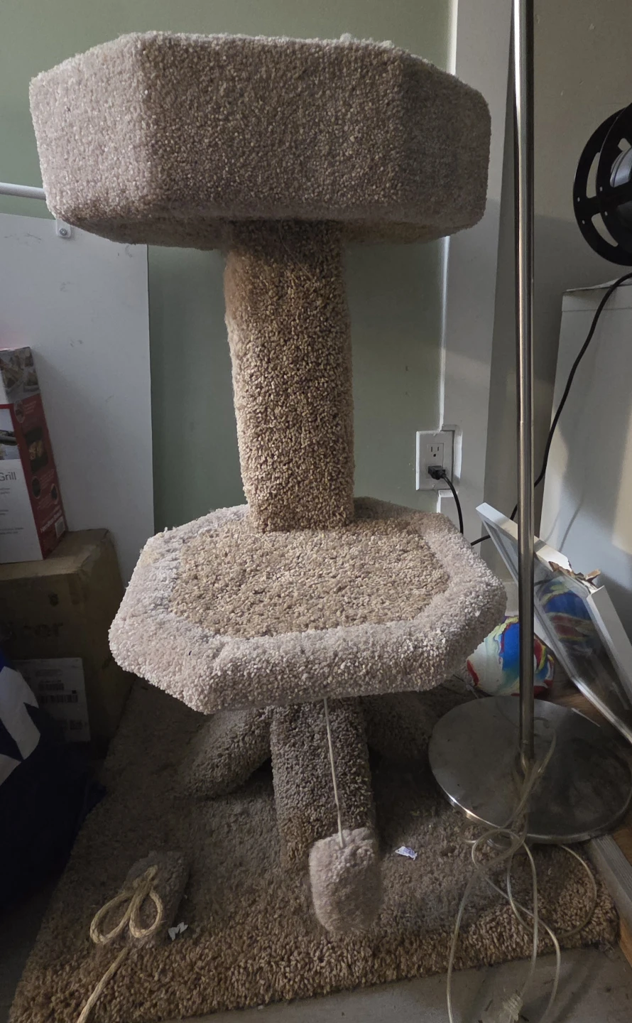 Carpeted Cat Tree - photo 2