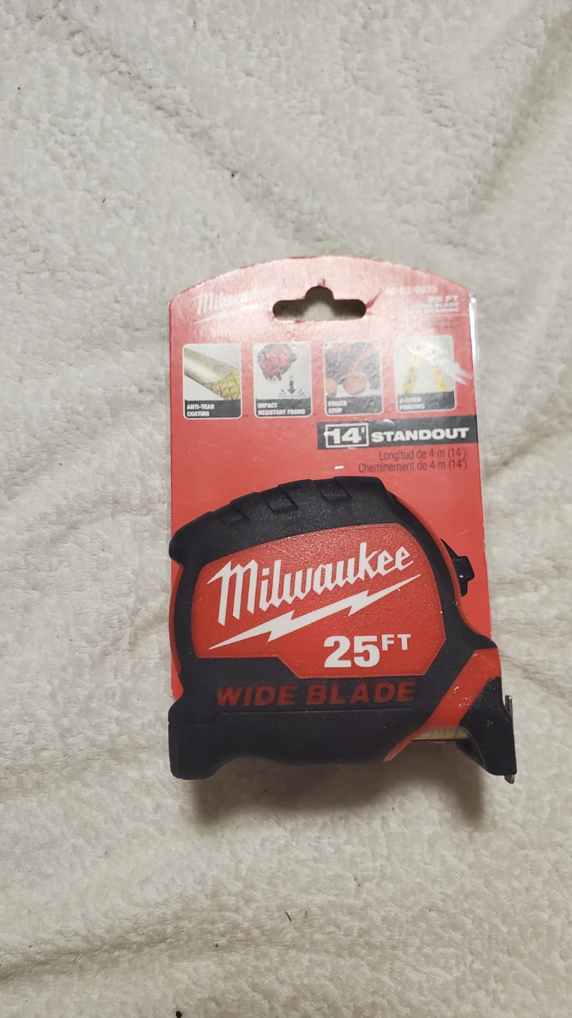 Milwaukee 25 FT Wide Blade Tape Measure