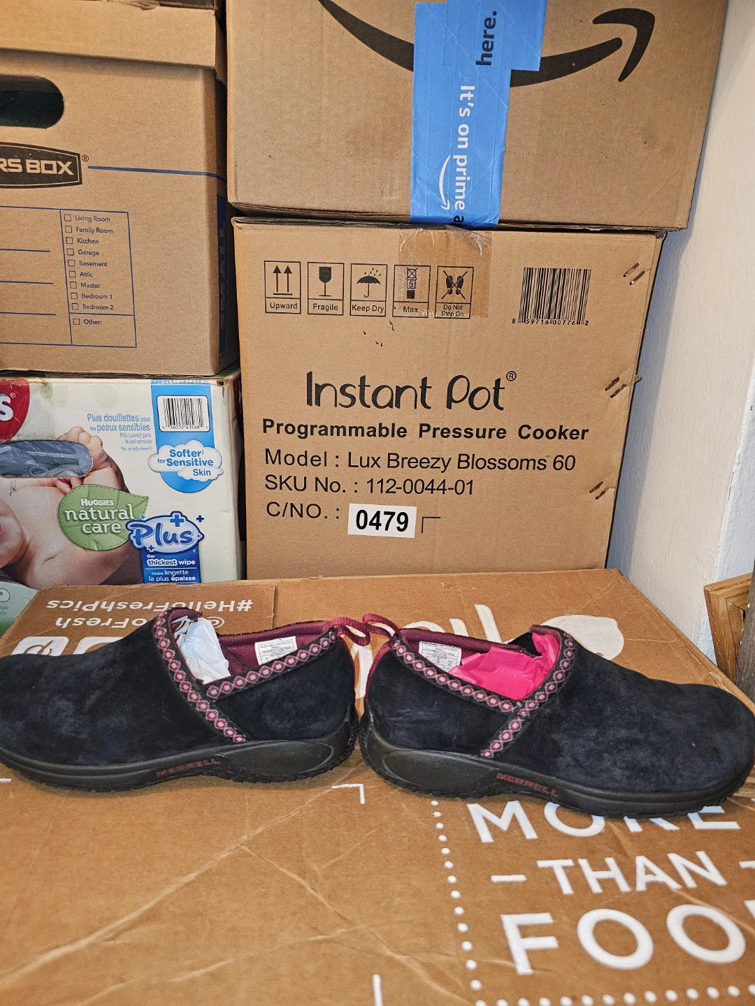 Merrell Black Suede Slip-On Shoes - photo 4