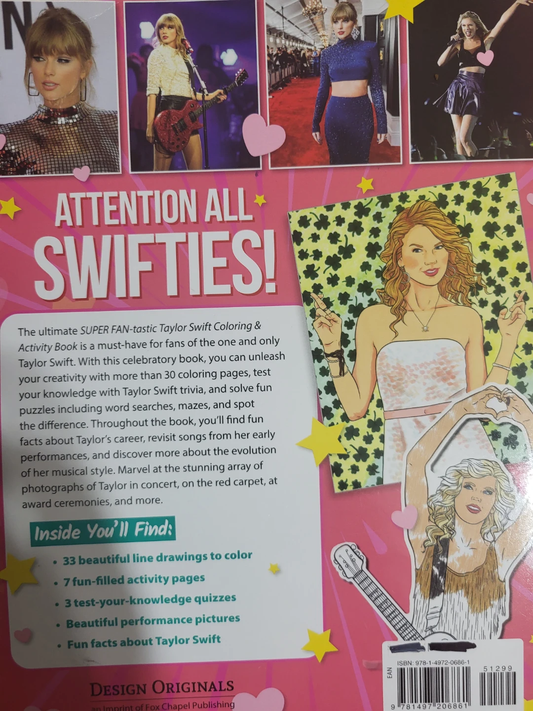 Taylor Swift Colouring & Activity Book - photo 2