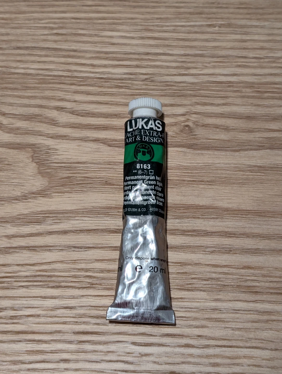 Like NEW: Lukas Gouache- Permanent Green Light