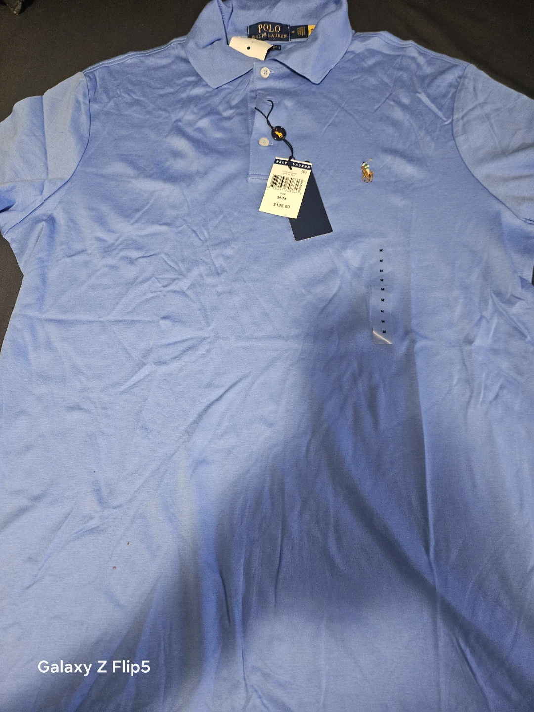 Polo Ralph Lauren Light Blue Polo Shirt - Size M