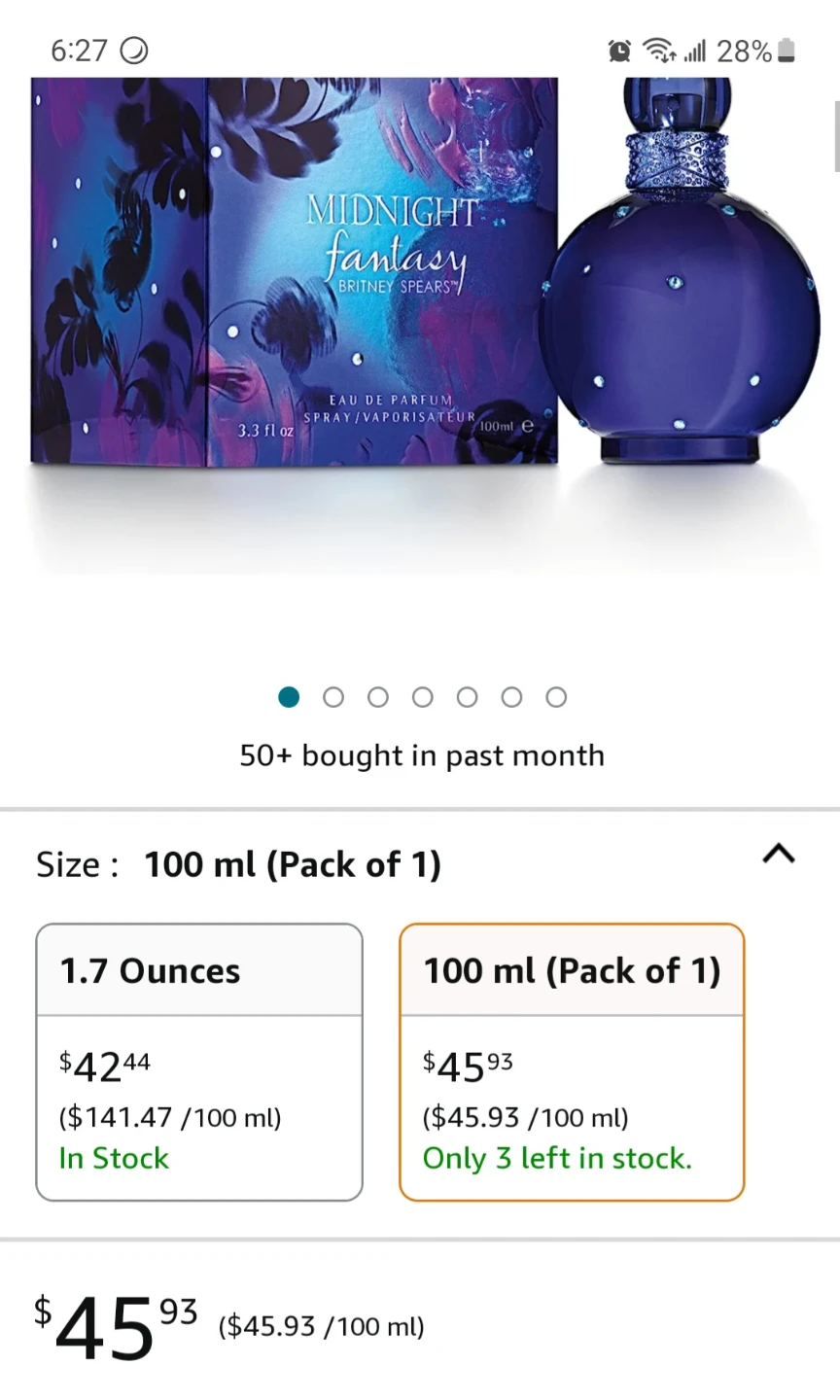 Britney Spears Midnight Fantasy 100ml - photo 3