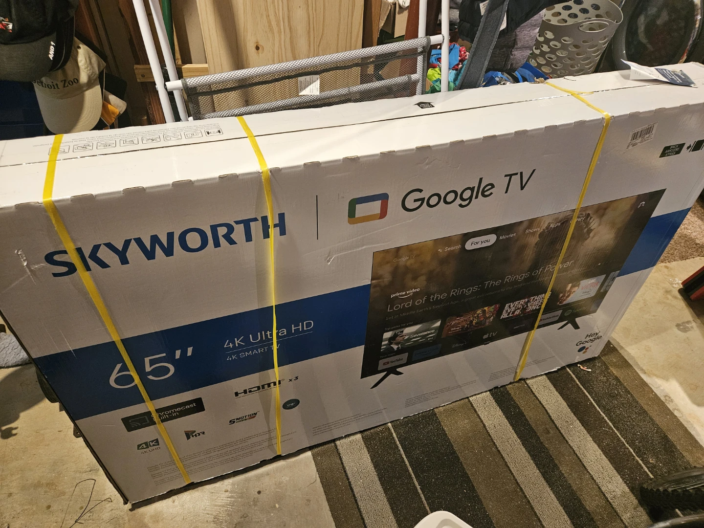 Skyworth 65" 4K Ultra HD Smart TV with Google TV