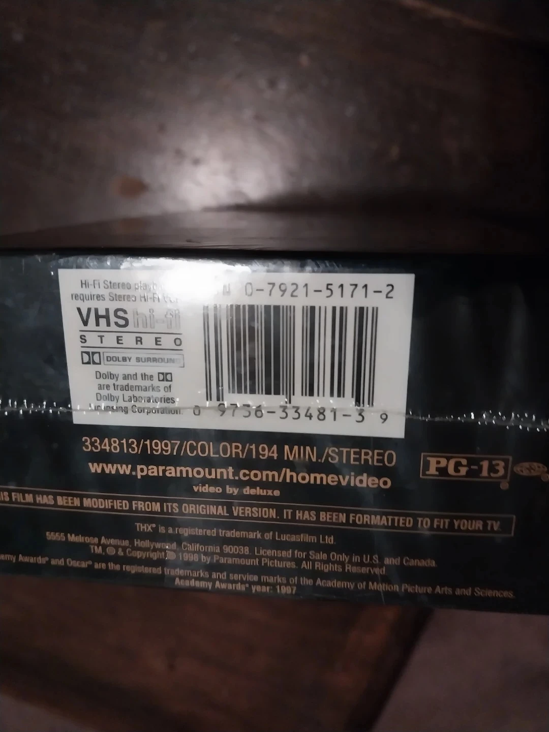 Titanic VHS 1997 Boxed Set - photo 2