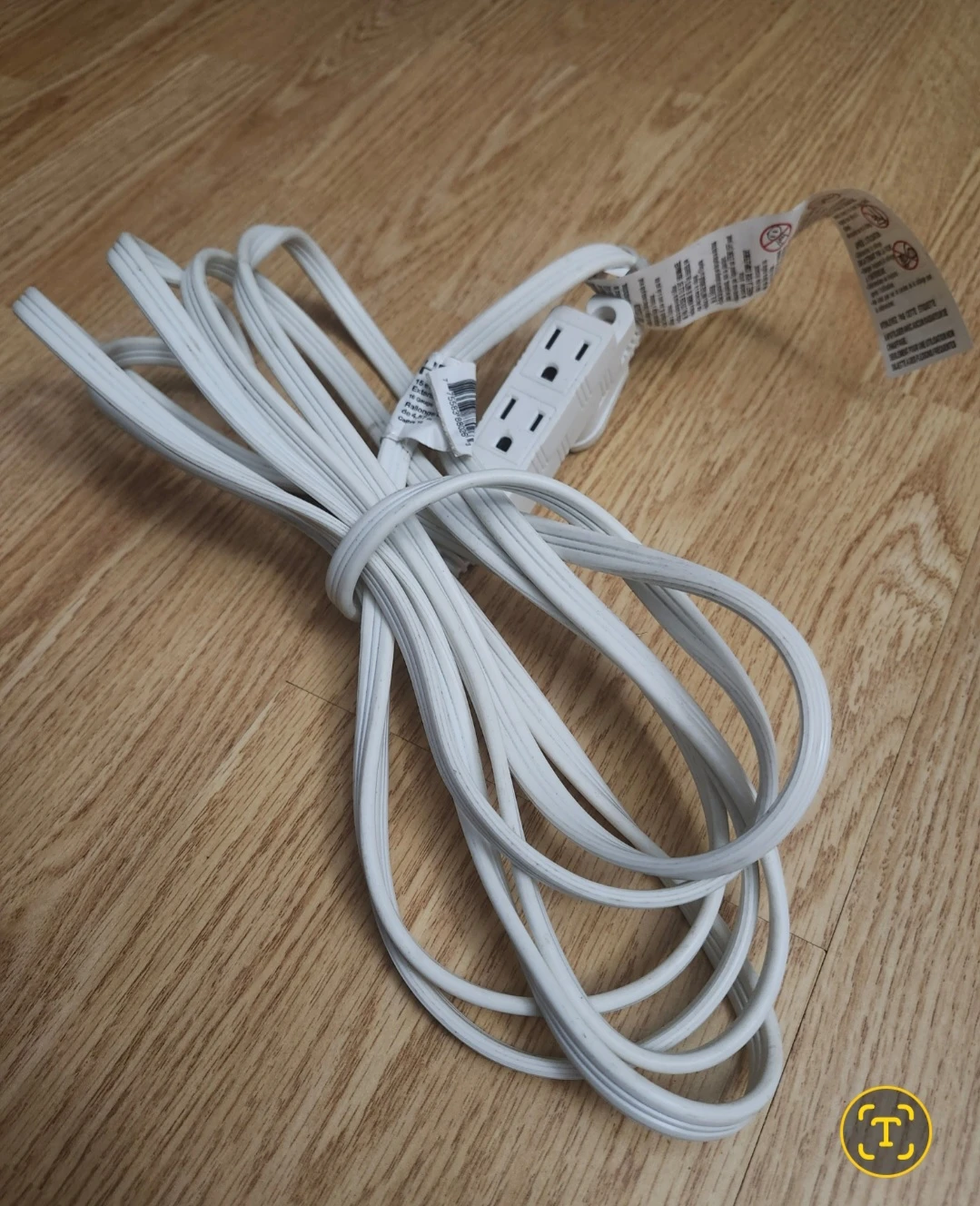 Brand New HDX 15-ft Indoor Extension Cord - White - photo 2