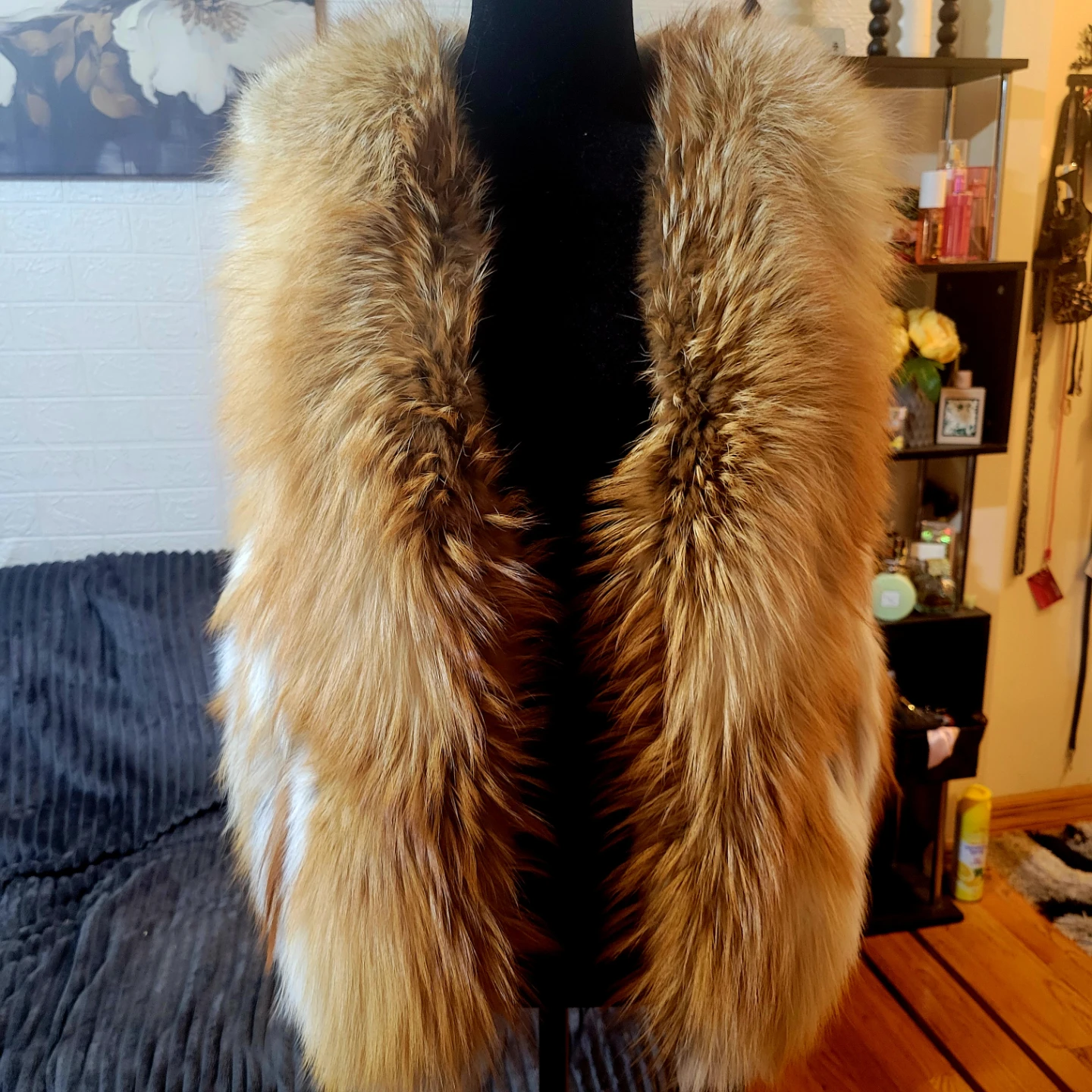 Fox Vest - Orange/Whi