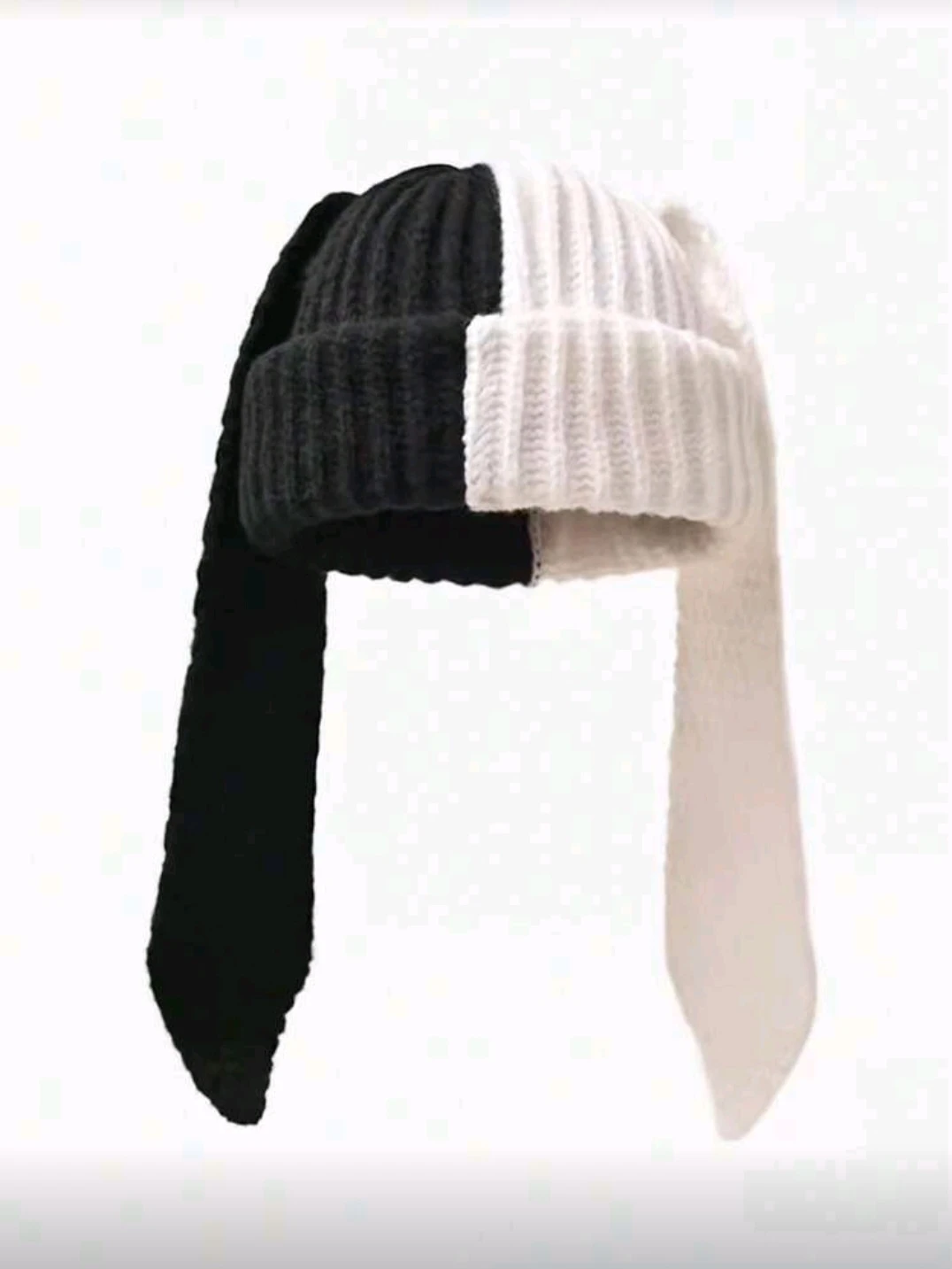 Bunny Ears Winter Hat. Toque. Beanie. Style.