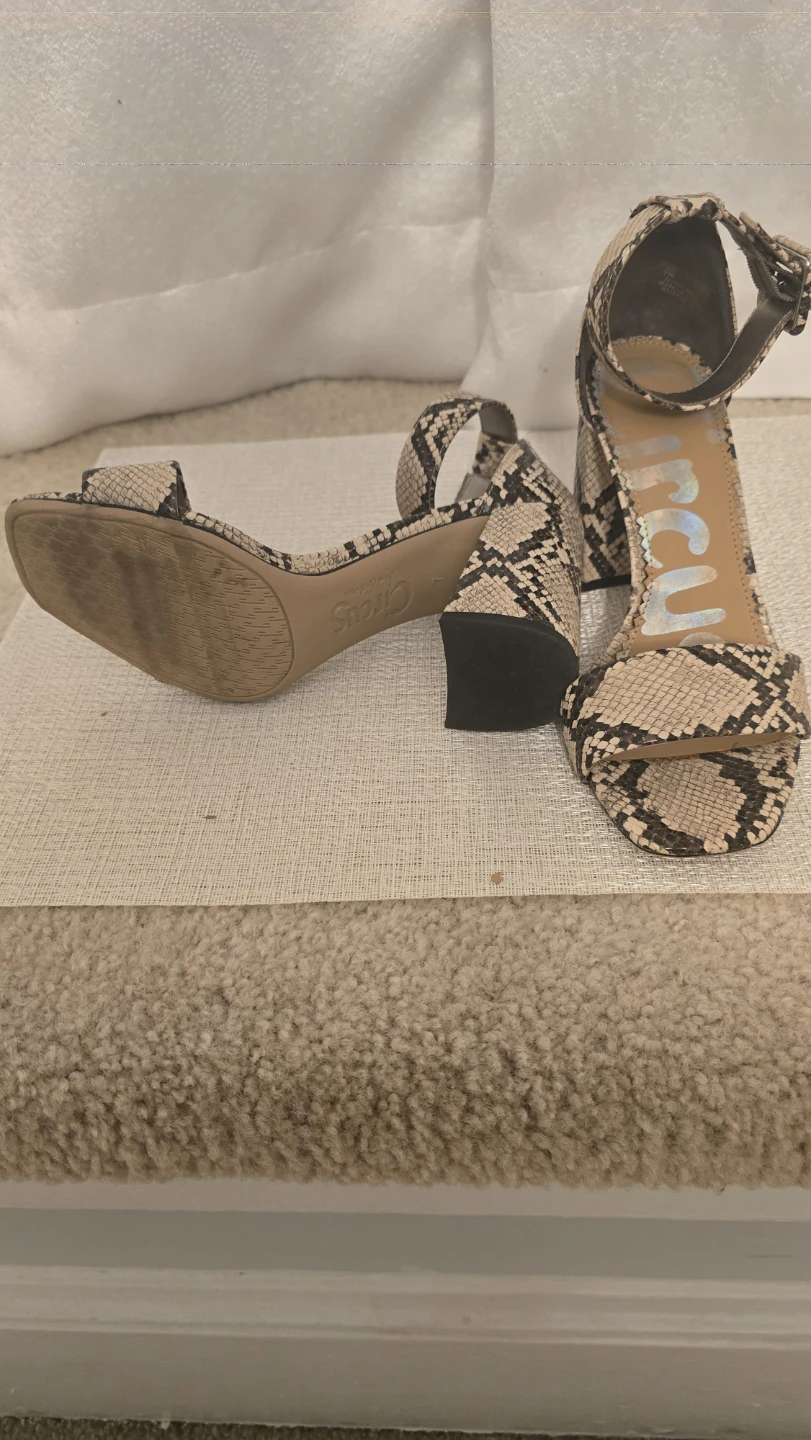 Circus by Sam Edelman Snakeskin Heels - photo 3