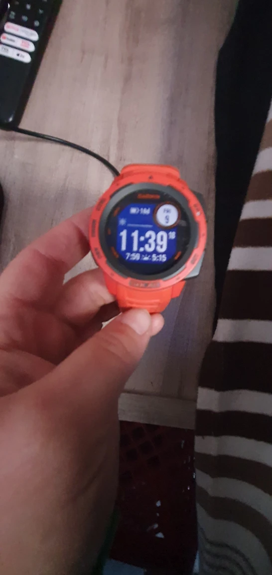 Garmin Instinct Solar Smartwatch - red