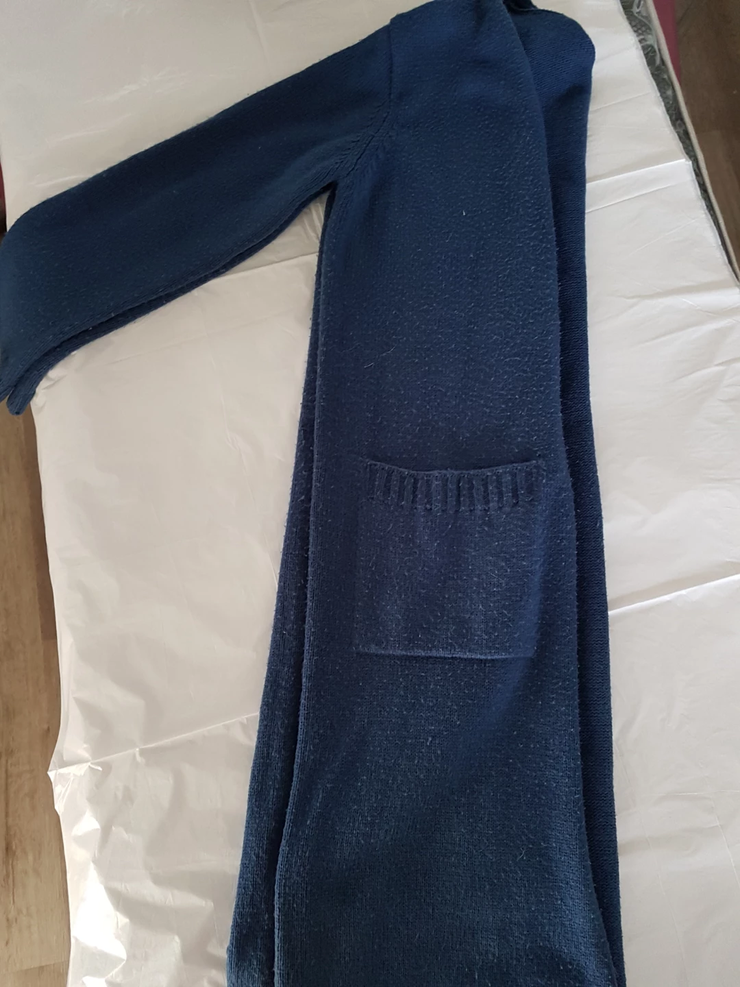 Navy Blue Long Cardigan - photo 2